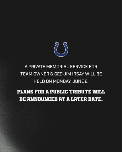 Jim Irsay Memorial Service