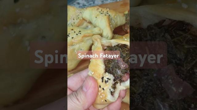 Homemade Spinach Fatayer