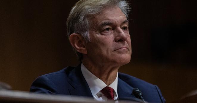 Dr. Mehmet Oz testified before the Senate Finance Committee on Capitol Hill last month.