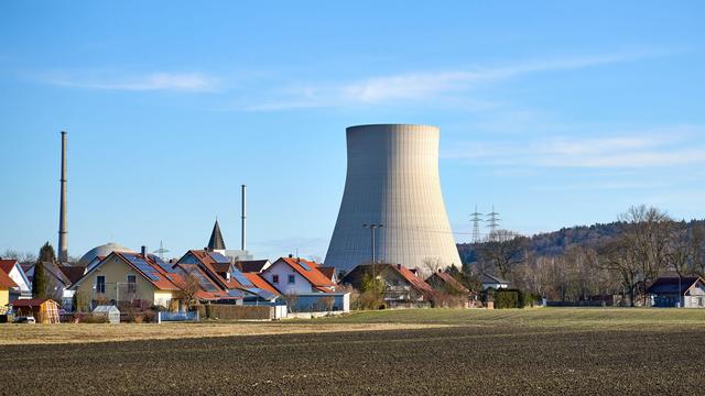 Das stillgelegte Atomkraftwerk Isar 2