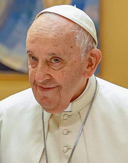 Portrait photo of Pope Francis.