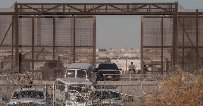 The U.S.-Mexico border. The Defense Department is reviewing a request for more than 20,000 National Guard members to help with an immigration crackdown.