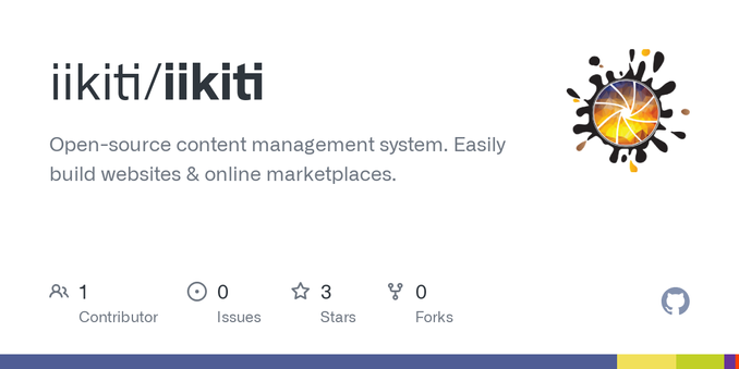 Open-source content management system. Easily build websites & online marketplaces. - iikiti/iikiti