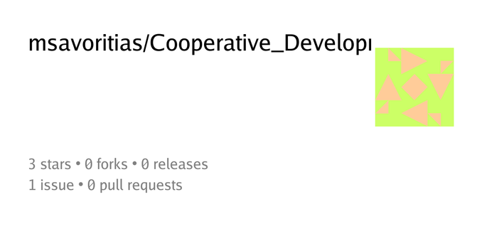 Summary card of repository msavoritias/Cooperative_Development_Guidelines