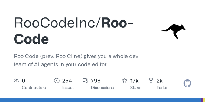 Roo Code (prev. Roo Cline) gives you a whole dev team of AI agents in your code editor. - RooCodeInc/Roo-Code