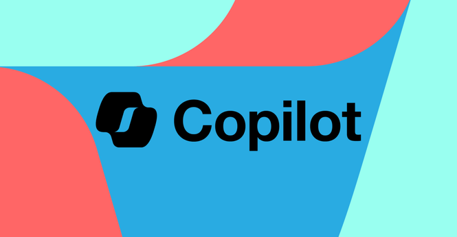 An illustration of the Microsoft Copilot logo.