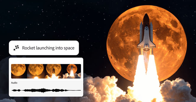 An image depicting Adobe’s Generate Sound Effect tool in Firefly.