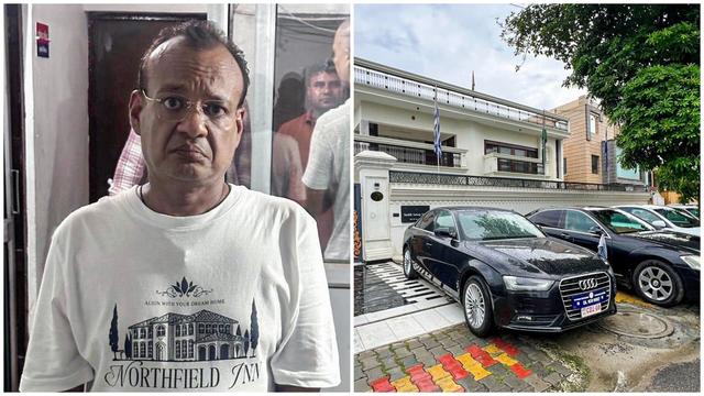 Harshvardhan Jain was found in possession of forged documents, foreign currency, and several other materials, which he probably used to run his hawala racket. 