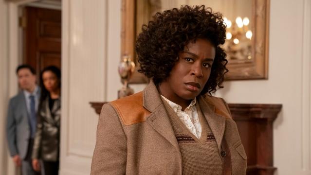 The Residence. Uzo Aduba as Cordelia Cupp in episode 101 of The Residence. Cr. Erin Simkin/Netflix © 2024