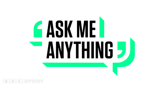 Ask me anything green logo graphic Ask me anything green logo graphic