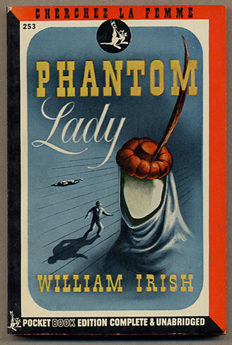 Cornell Woolrich book cover, Phantom Lady