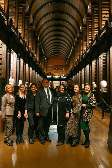 The Embassy of Ukraine in Ireland initiated the launch of a Ukrainian-language audio guide in the library in January 2022. in  old library of Trinity College in Ireland.