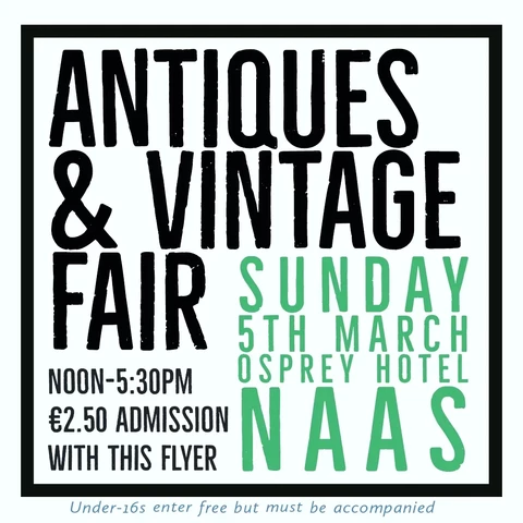 Admission for €2.50 with this flyer. Normal admission is €3.50. Under sixteens enter free but must be accompanied by a supervising adult.