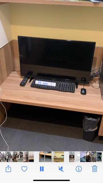 Inside the wipe clean single person wank room….