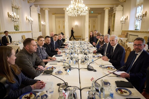 Nordic-Ukrainian Summit in Helsinki Conference Table