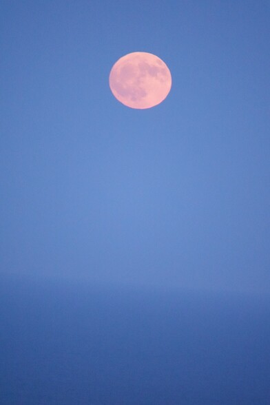 #moonrise over the sea at #Ballymoney #Wexford 

