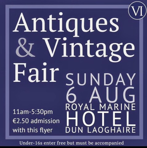 Blue and white flyer offering discount admission to the 6th August fair described in the accompanying post. Full price admission is €3.50
Under-16s enter free but must be accompanied by a supervising adult.