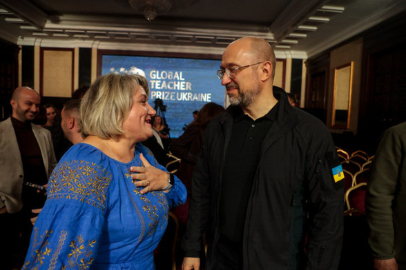 Prime Minister awarded teachers at the Global Teacher Prize Ukraine ceremony