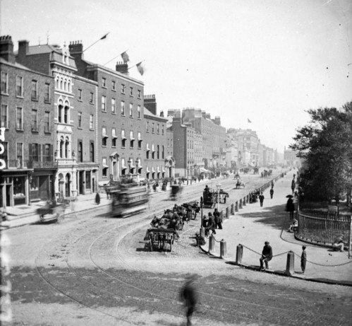 St Stephen's Green, Dublin. 1873-1878. The National Library of Ireland. No known copyright restrictions.