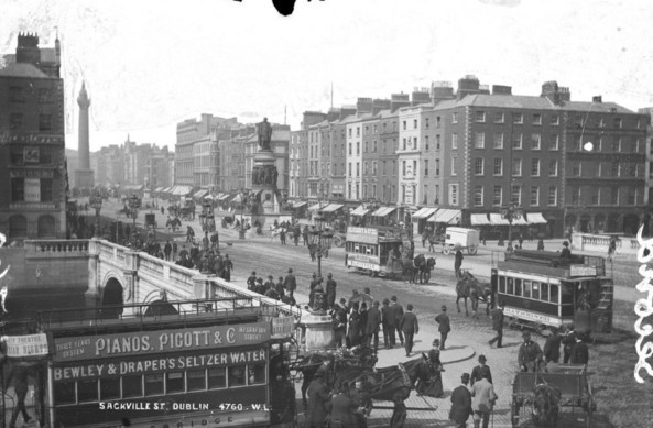 Bonafide Travellers. c1890. The National Library of Ireland. No known copyright restrictions.