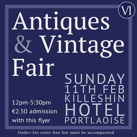 White text on a dark blue background, the square flyer simply reiterates the event details given in the accompanying post.
