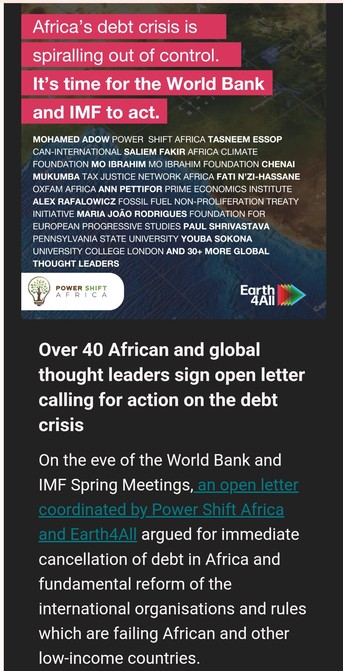 Screenshot of Earth4All newsletter May 2024 cover page