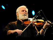 John Sheahan on stage, around 2011