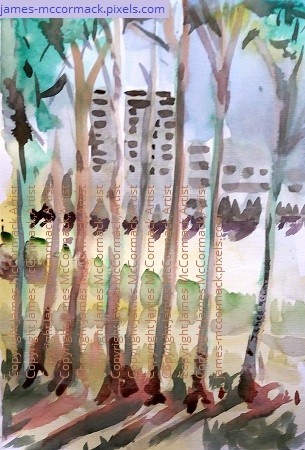 Sunshine Parque Augusta.
Watercolour.

Sunshine Parque Augusta, sunshine in Augusta park.