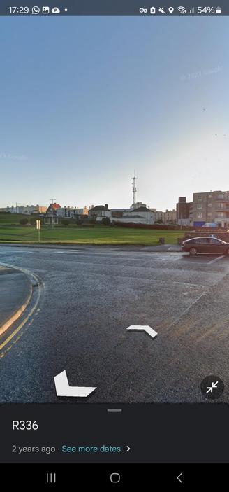 Image of a wider junction in salthill 