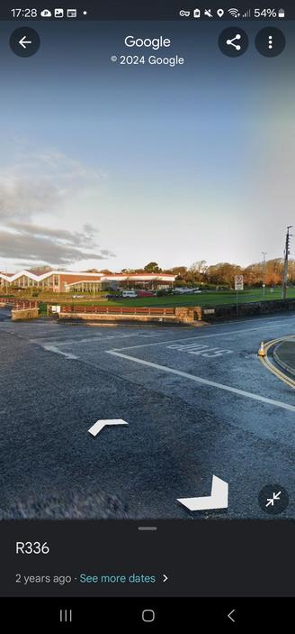 Image of a wider junction in salthill 