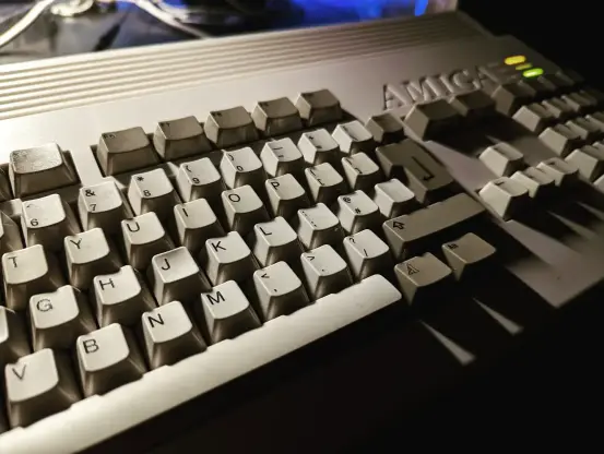 Close up of Amiga 1200