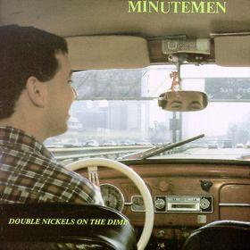 Cover of Minutemen's Double Nick On The Dime, photo of car being driven taken from behind the driver