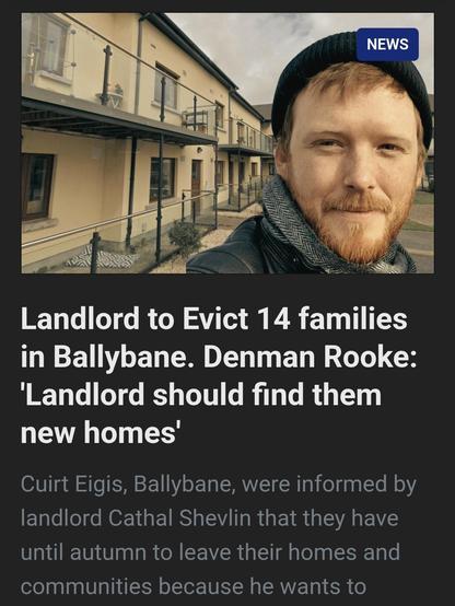 Screenshot of article on pbp.ie