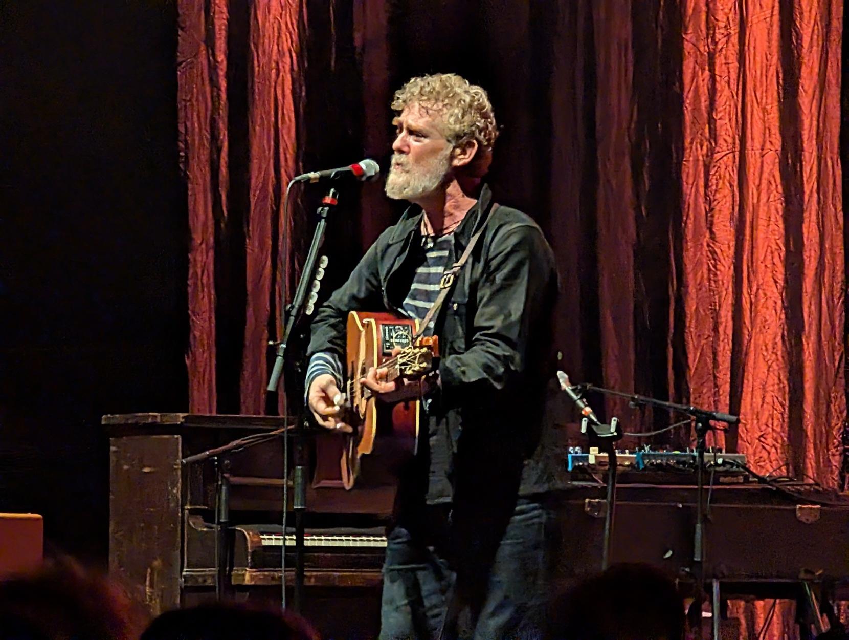 Glen Hansard in concert in the Roundhouse in London