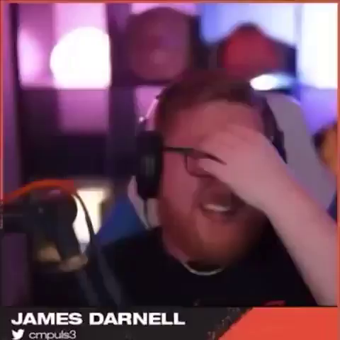 James Darnell from the Deadlock Podcast saying: "And guess what? It gets fucking worse. It just keeps getting worse. James and his co-host Jon Blud is also laughing.