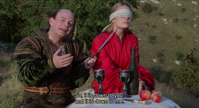 VIZZINI: So, it is down to you, and it is down to me.