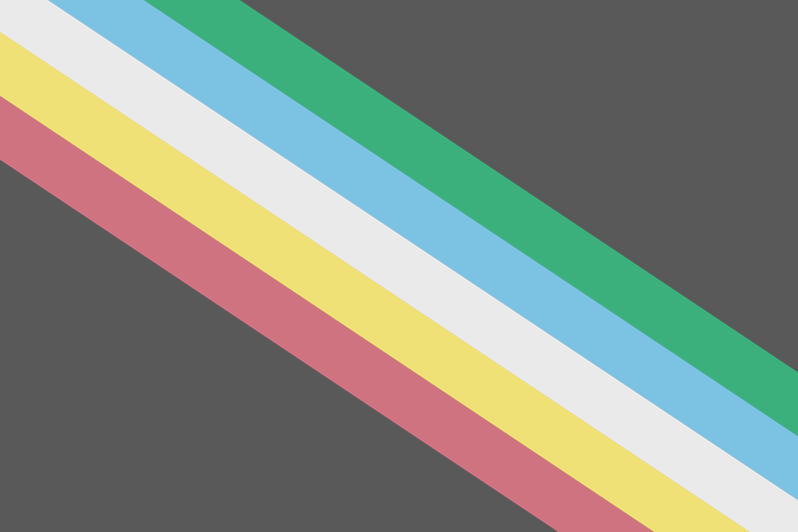 Disability Pride flag. Link goes to place to download and read the meaning of each color