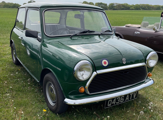 We are off to a family #VEDAY celebration but here is a military green #LeylandMini with #RAF sticker on the bonnet, all good for #MiniMonday - http://miniphernalia.co.uk
