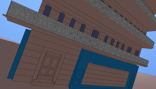 Building balcony