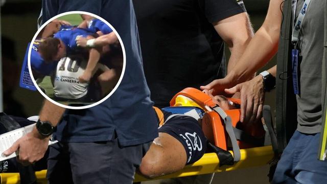 Wallabies star Noah Lolesio's Lions series in doubt after nasty spinal injury : Planet Rugby