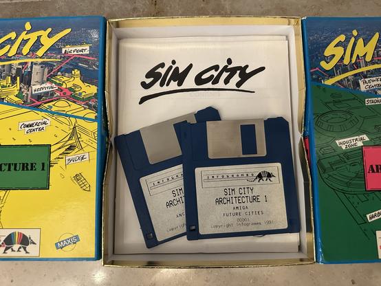 SimCity Graphics Packs... for the Amiga.