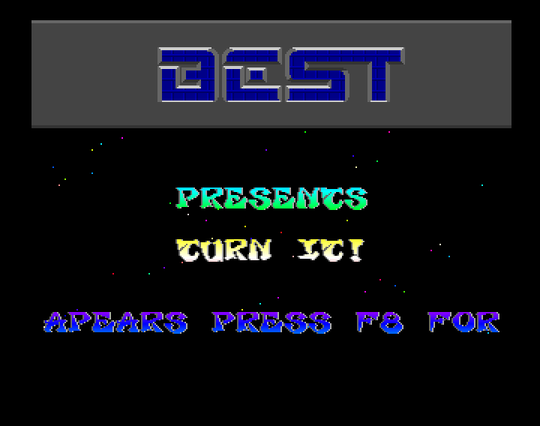 Screenshot of "Turn It" - Crack: Best - Published by Kingsoft on Commodore Amiga (1989)