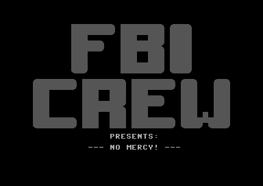 Screenshot of "No Mercy" - Crack: Legend + Excalibur - Trainer: +6 - Published by Golden Disk 64-CP Verlag on Commodore 64 (1989)