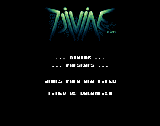 Screenshot of "James Pond - Underwater Agent" - Crack: Paradox (PDX) - Published by Millennium on Commodore Amiga (1990)