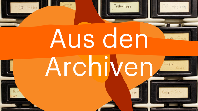 Podcast Audiothek Cover 2022 Deutschlandfunk Kultur Aus den Archiven