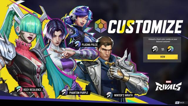 Marvel Rivals Introduces Customize Feature Allowing Players to Personalize Skins Freely