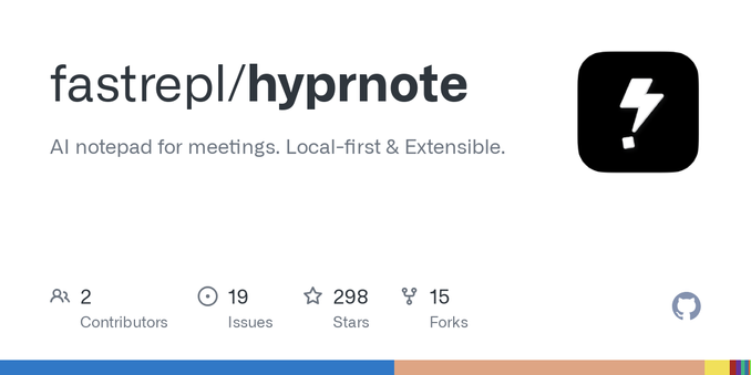 AI notepad for meetings. Local-first & Extensible. - fastrepl/hyprnote