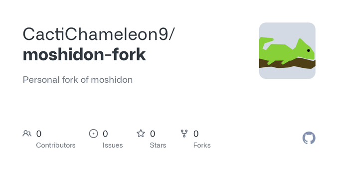 Personal fork of moshidon. Contribute to CactiChameleon9/moshidon-fork development by creating an account on GitHub.