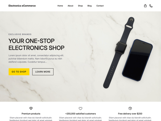 Electronics Store eCommerce