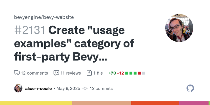 As Bevy grows and matures, the need for better documentation grows with it. While we&#39;ve gotten our API-focused documentation to a fairly good state with our existing examples + rustdoc, that on...